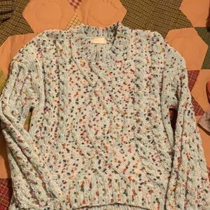 Multicolor Knit Women's Sweater